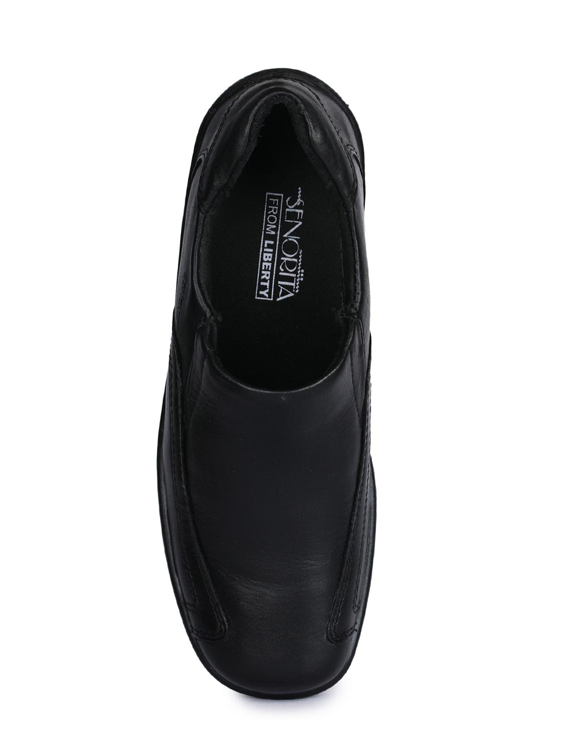 black patent leather slip on formal shoes - 16096398 - Zoom Image - 4