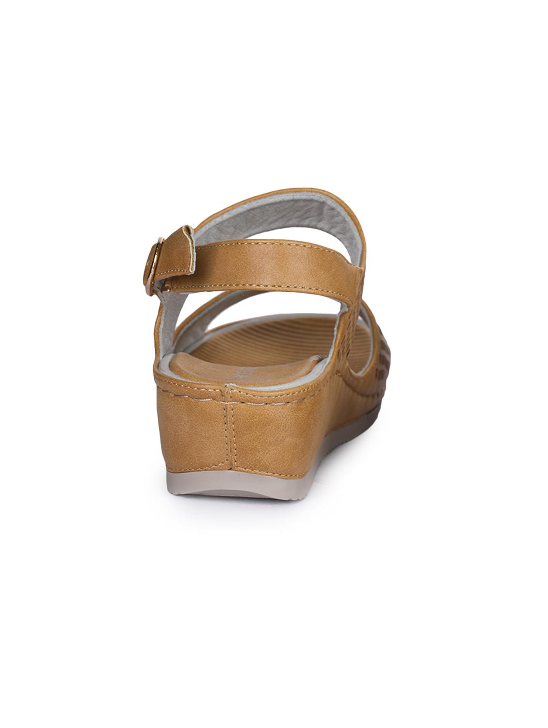 tan back strap wedges - 16096617 - Zoom Image - 3