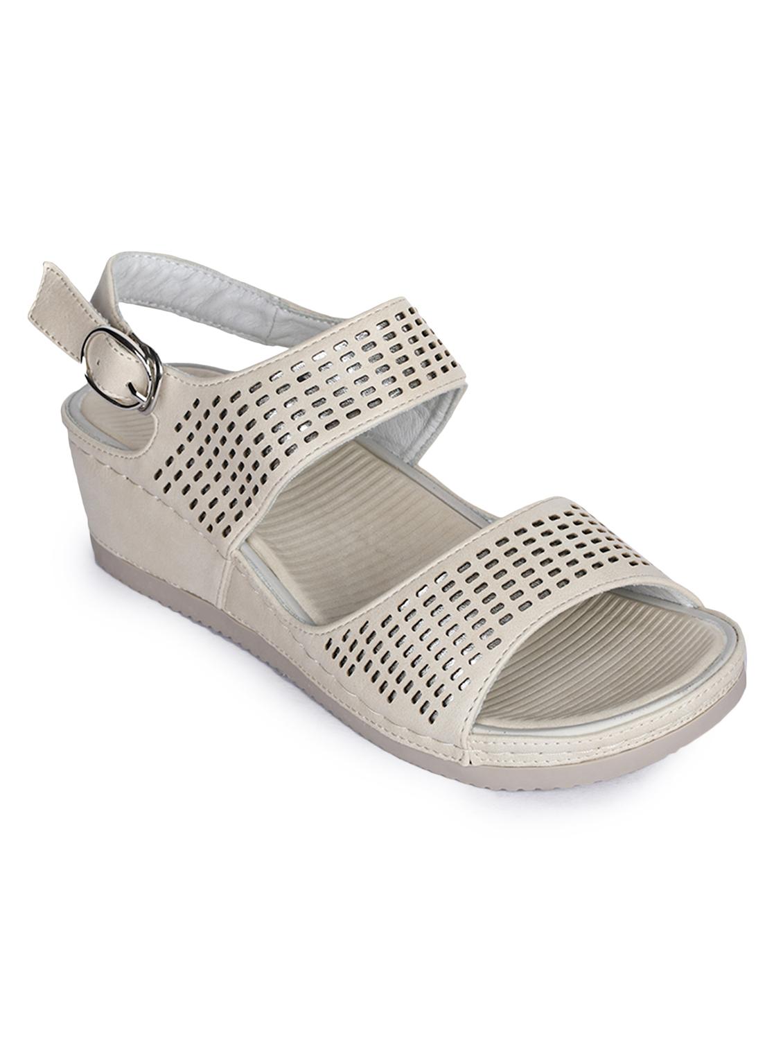 white back strap wedges - 16096619 - Zoom Image - 1