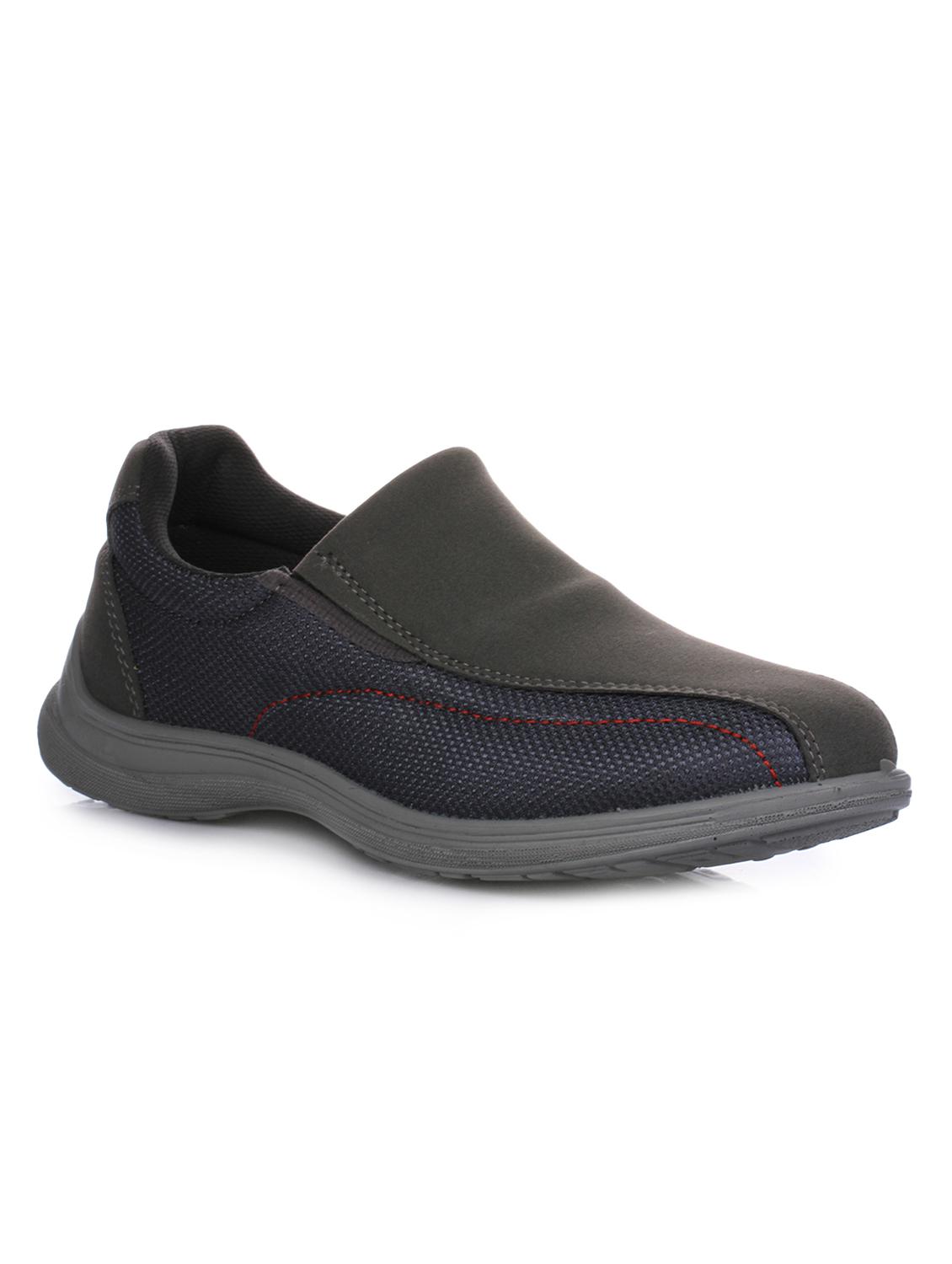 grey mesh slip on casual shoes - 16096694 - Zoom Image - 1