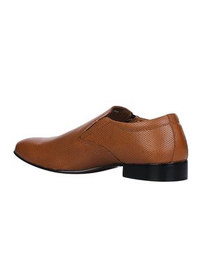 tan leatherette slipons - 16096849 - Standard Image - 3