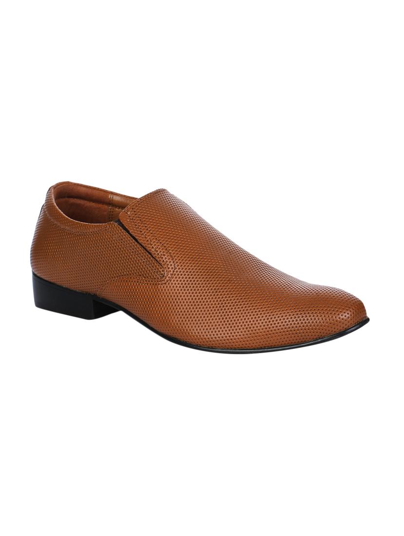 tan leatherette slipons - 16096849 - Zoom Image - 1