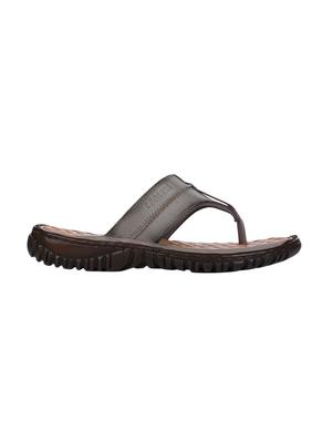 brown slip on flip flop - 16096991 - Standard Image - 2