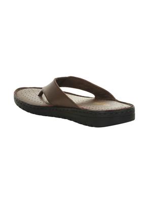 brown patent leather slip on slippers - 16097025 - Standard Image - 3
