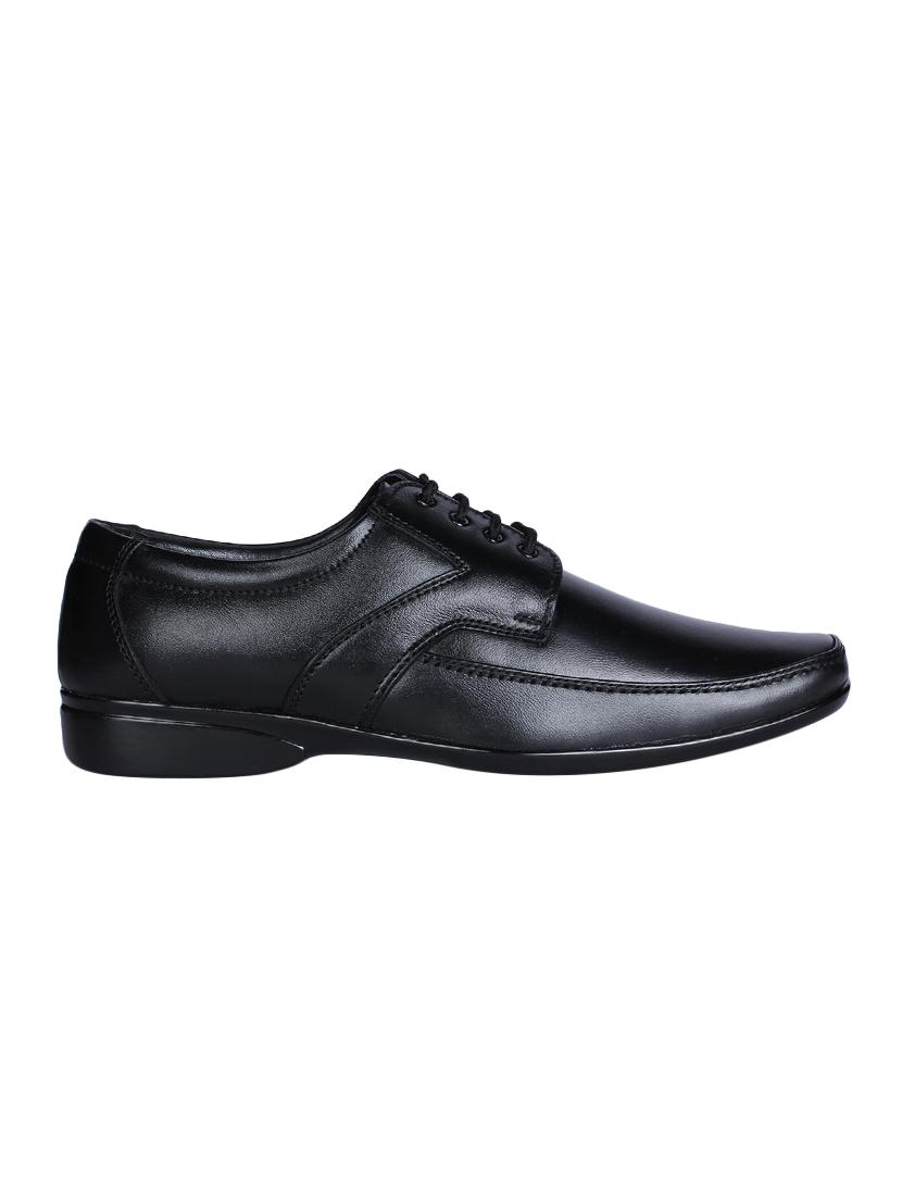 black patent leather laceup derbies - 16097120 - Zoom Image - 2