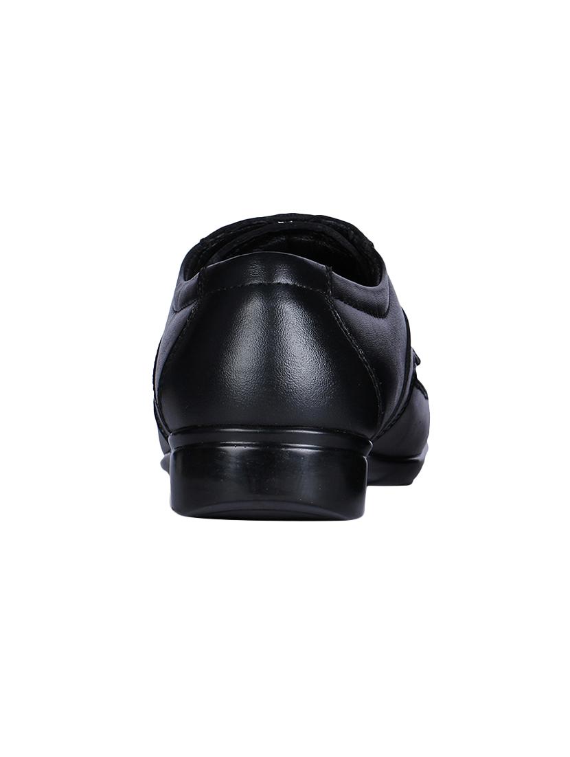 black patent leather laceup derbies - 16097120 - Zoom Image - 3