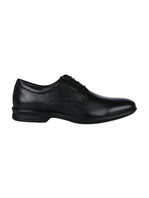 black patent leather laceup derbies - 16097130 - Standard Image - 2