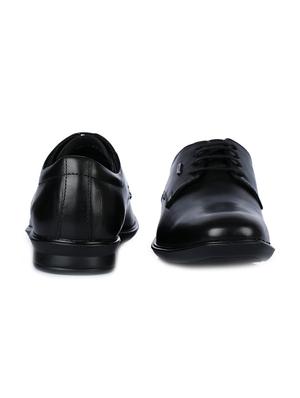 black patent leather laceup derbies - 16097130 - Standard Image - 3