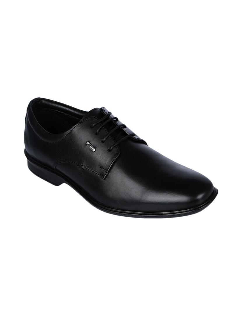 black patent leather laceup derbies - 16097130 - Zoom Image - 1
