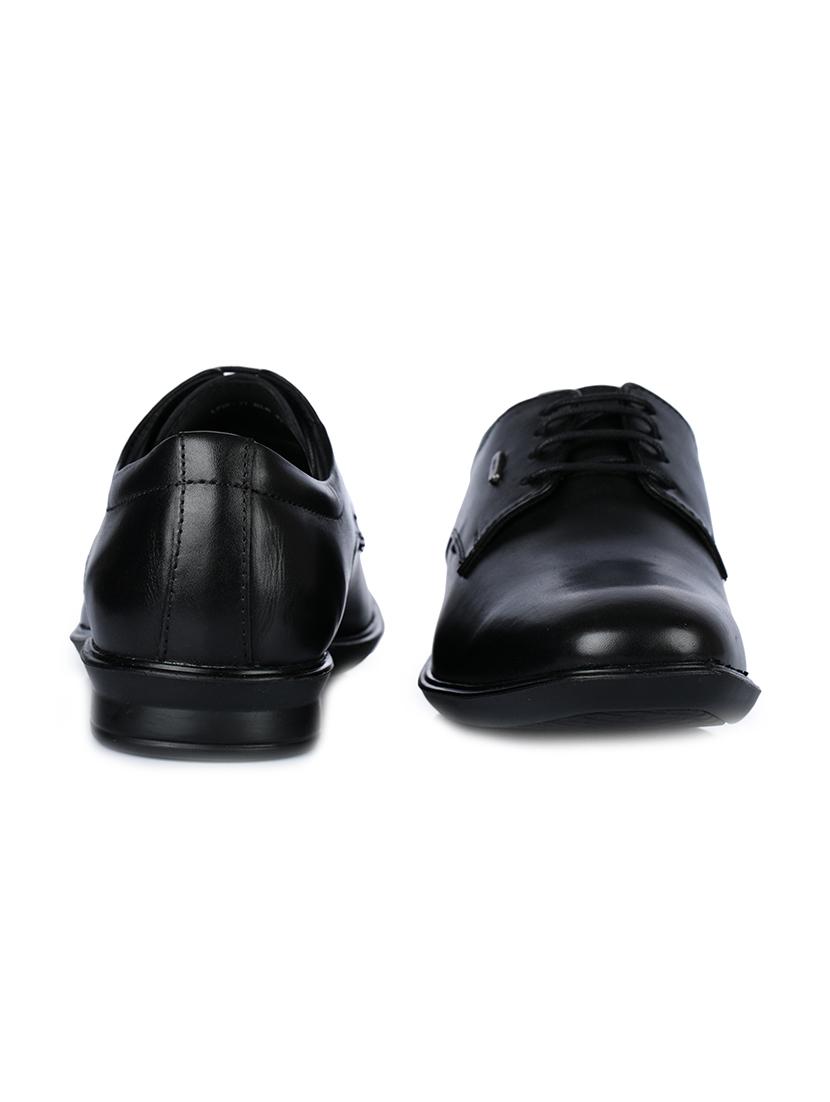 black patent leather laceup derbies - 16097130 - Zoom Image - 3
