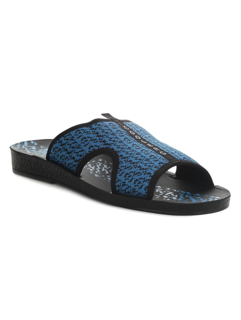 blue Fabric slip on slippers - 16097334 - Zoom Image - 1