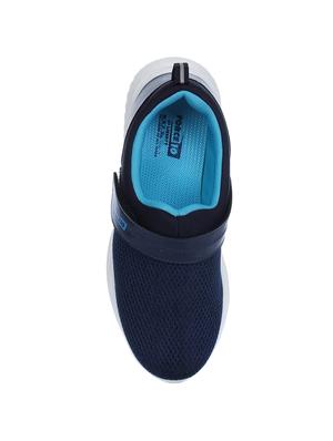 navy blue mesh sport shoes - 16097438 - Standard Image - 4