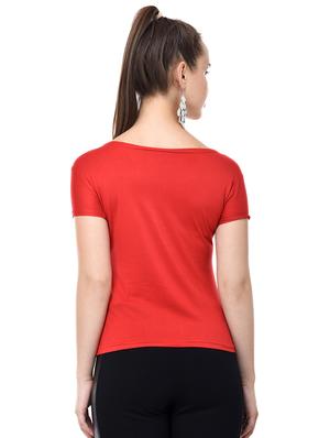 boat neck solid top - 16098173 - Standard Image - 3