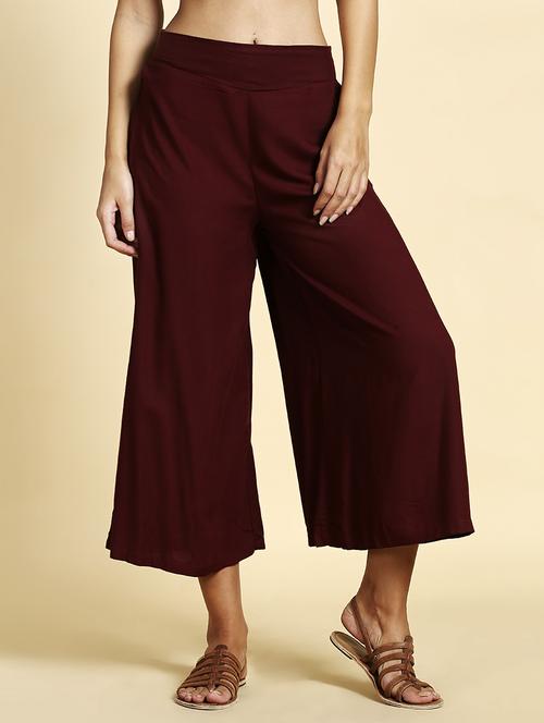 high rise solid palazzo - 16098398 - Standard Image - 1