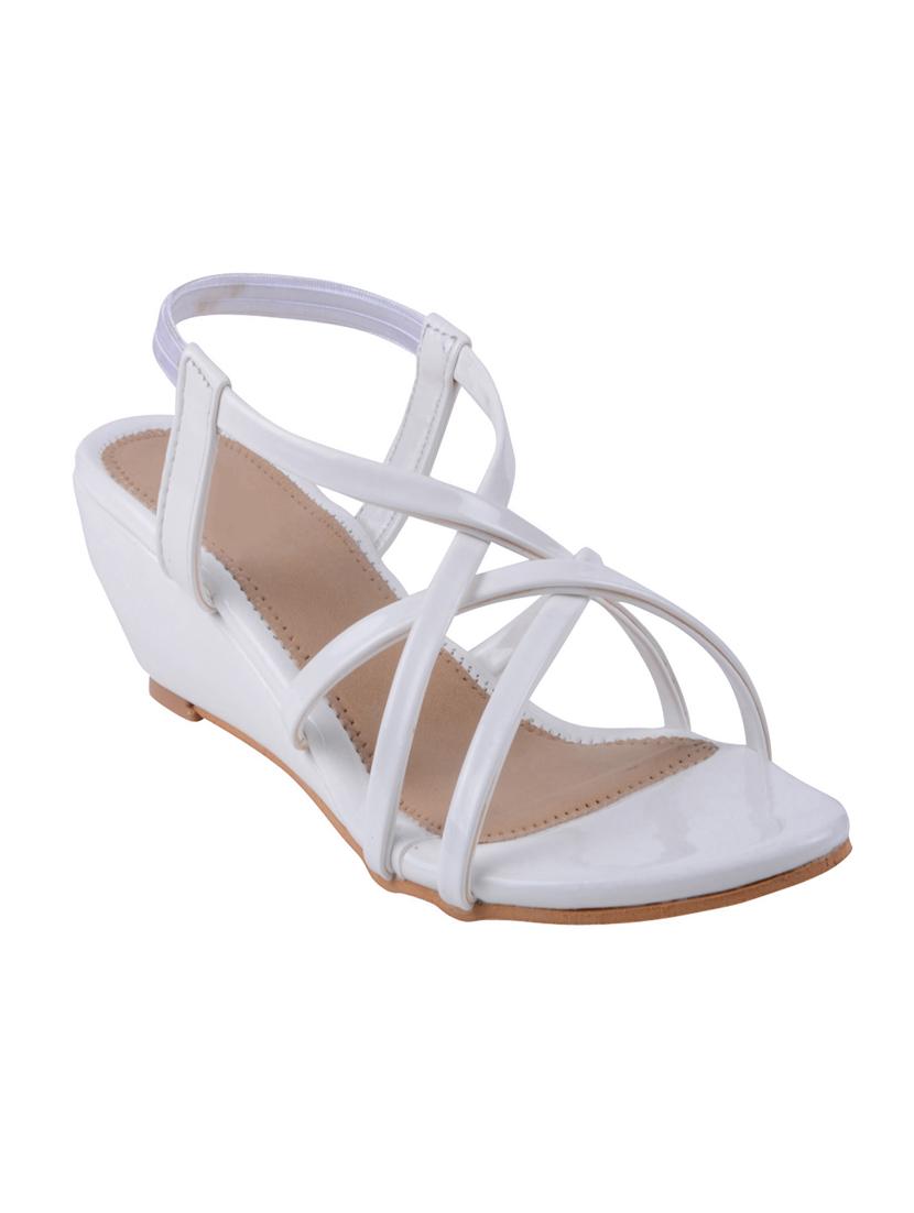 white back strap wedges - 16099253 - Zoom Image - 1