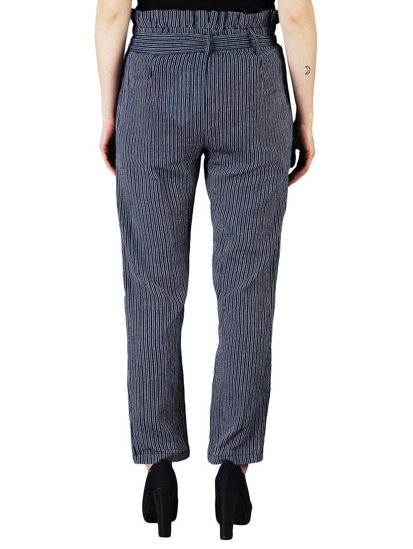 paperbag striped tie knot trouser - 16099300 - Zoom Image - 3