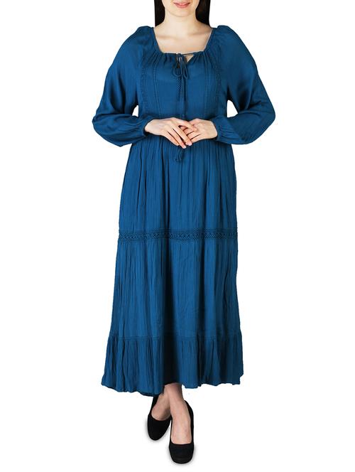 lace detail a-line skirt - 16099303 - Standard Image - 1