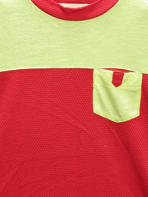 pocket patched color block t-shirt - 16099856 - Standard Image - 3