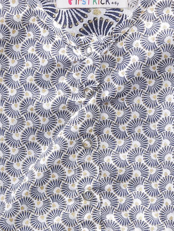 blue cotton top - 16099876 - Zoom Image - 3