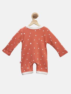 orange cotton rompers - 16099884 - Standard Image - 2