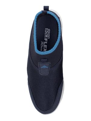 navy slip on sports shoes - 16099925 - Standard Image - 4