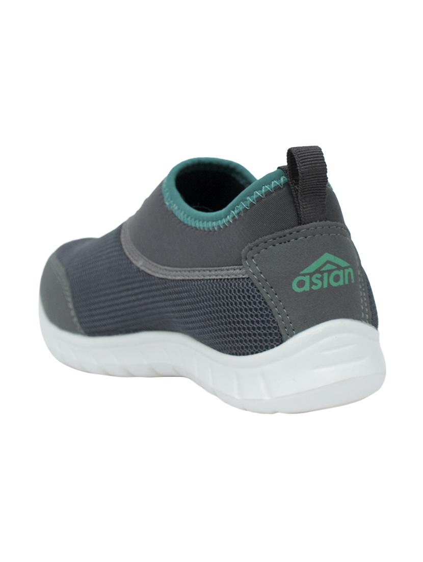 grey slip on sports shoes - 16099926 - Zoom Image - 3