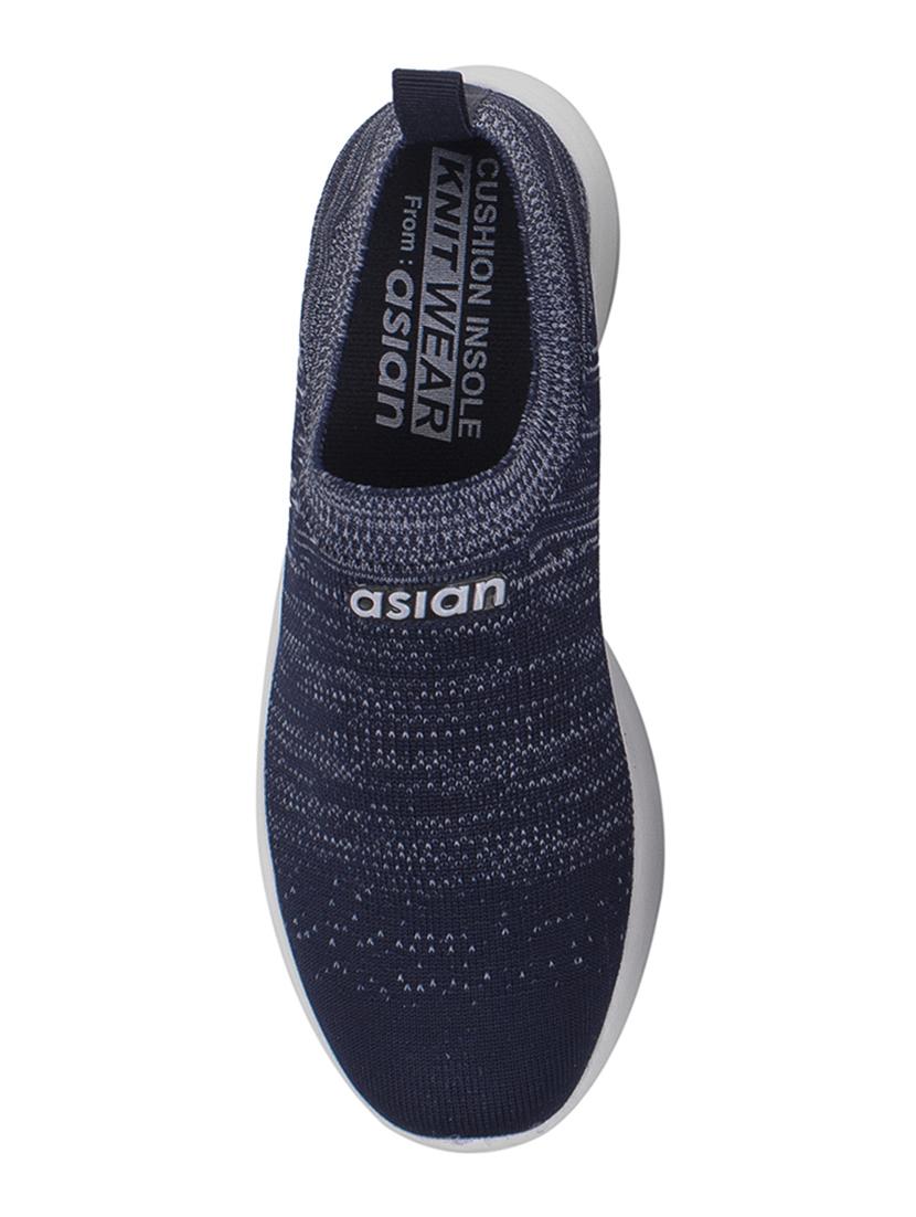 grey slip on sports shoes - 16099928 - Zoom Image - 4