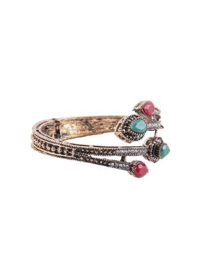 multi colored zinc bangle bracelet - 16100971 - Standard Image - 2