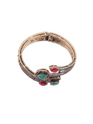 multi colored zinc bangle bracelet - 16100971 - Standard Image - 3