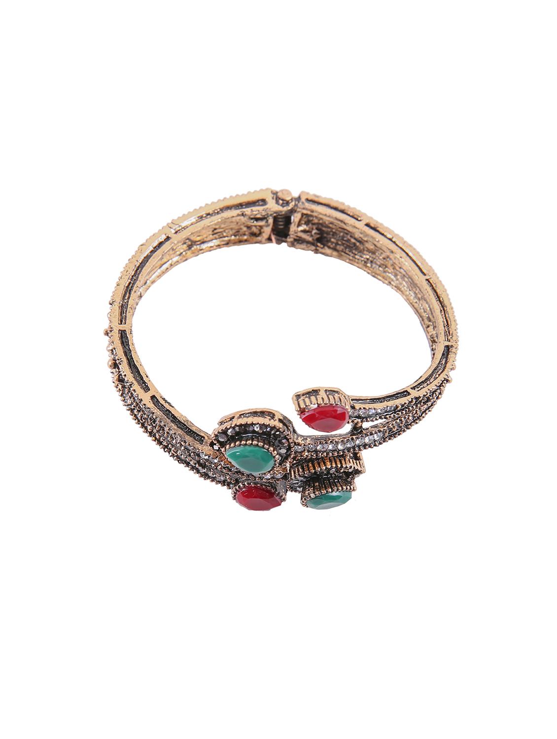 multi colored zinc bangle bracelet - 16100971 - Zoom Image - 3