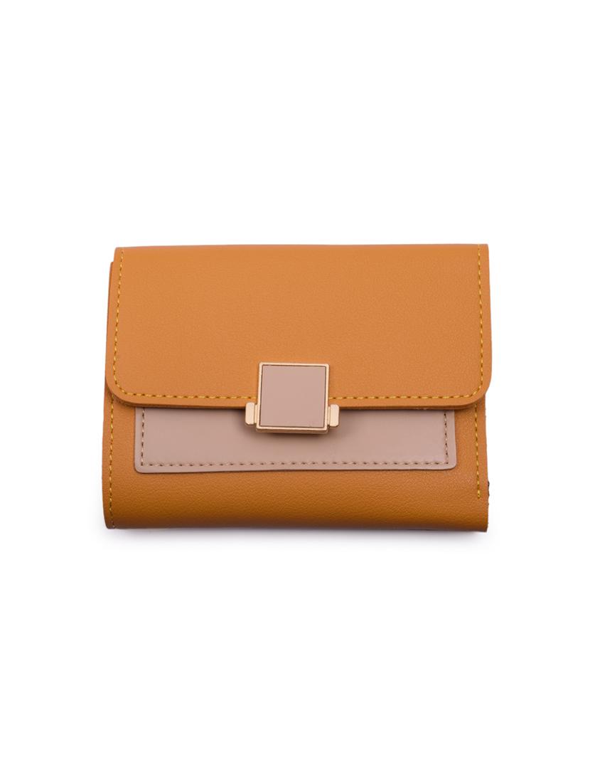 brown leatherette (pu wallet - 16101209 - Zoom Image - 1