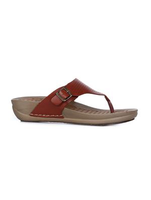 tan toe separator sandals - 16103677 - Standard Image - 2