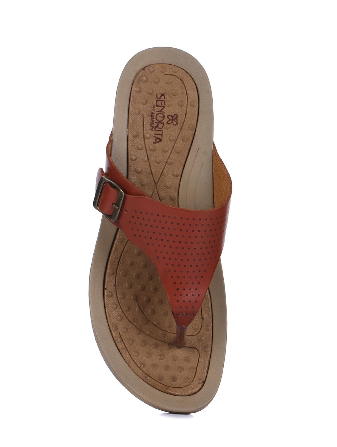 tan toe separator sandals - 16103677 - Zoom Image - 4