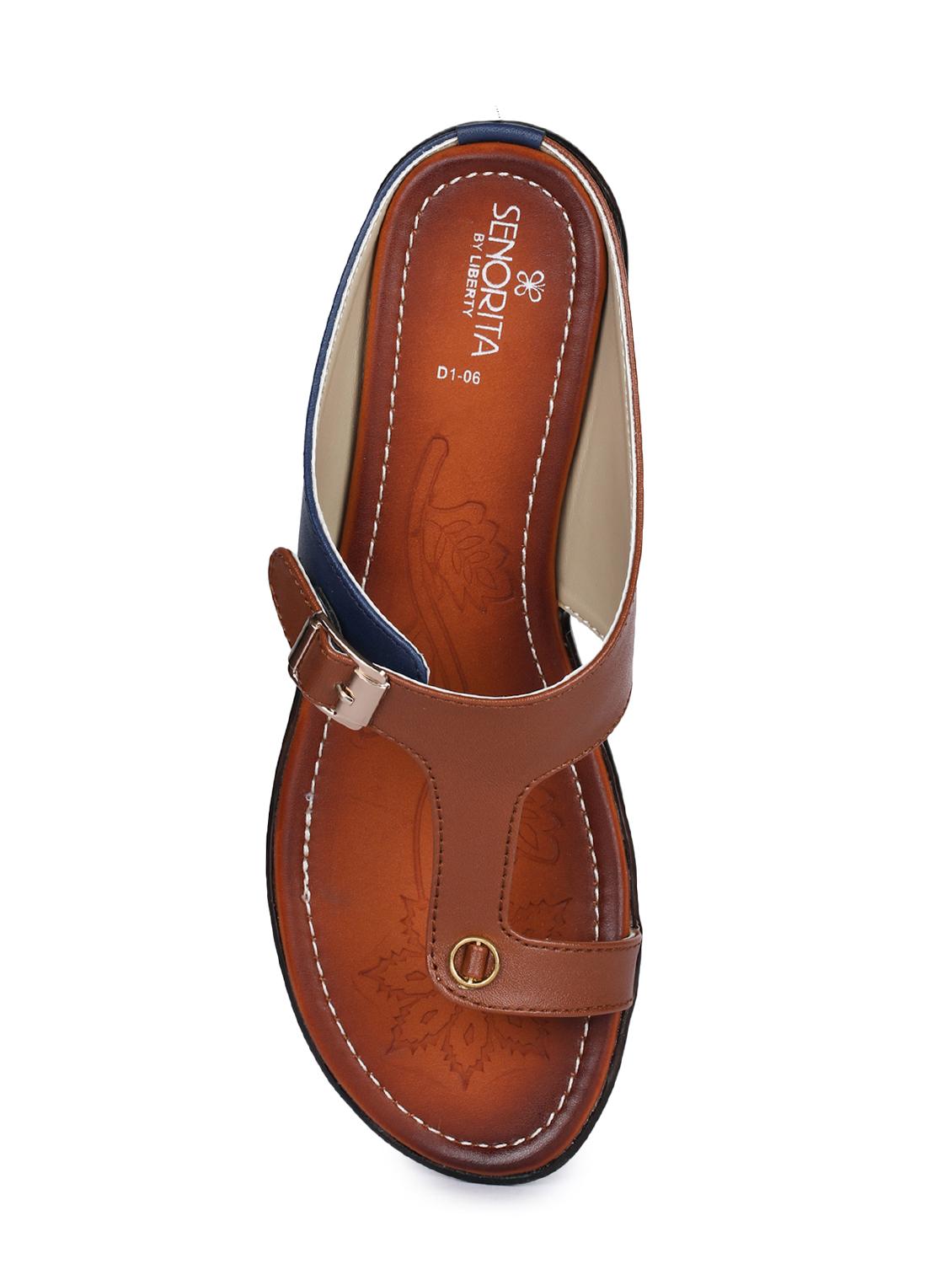 tan toe separator sandals - 16103680 - Zoom Image - 4