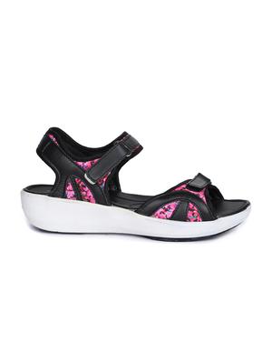 black back strap sandals - 16103705 - Standard Image - 2