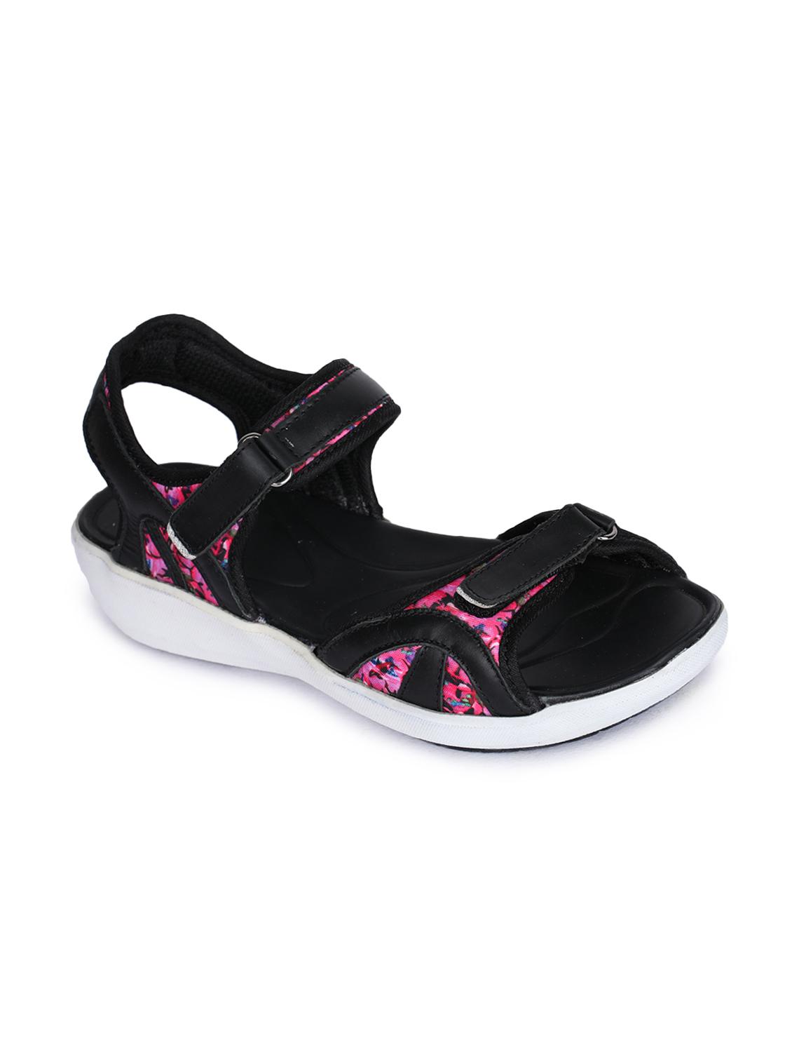 black back strap sandals - 16103705 - Zoom Image - 1