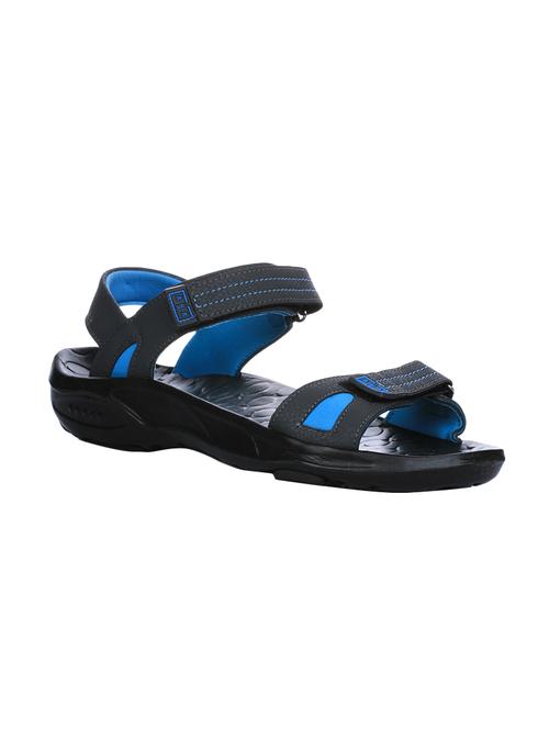 grey leatherette back strap floaters - 16104015 - Standard Image - 1