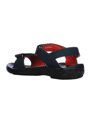 navy blue back strap floaters - 16104016 - Standard Image - 3