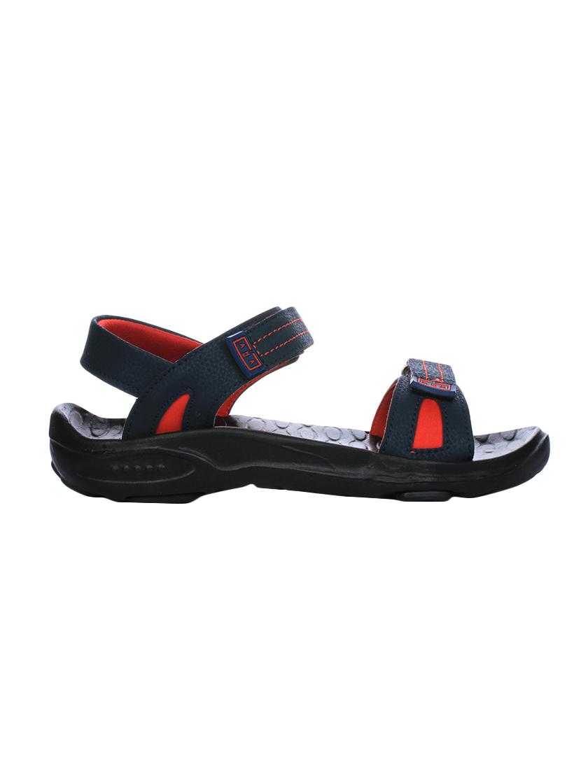 navy blue back strap floaters - 16104016 - Zoom Image - 2