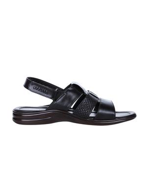 black back strap sandals - 16104032 - Standard Image - 2