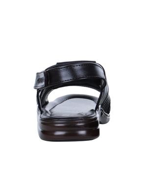 black back strap sandals - 16104032 - Standard Image - 3