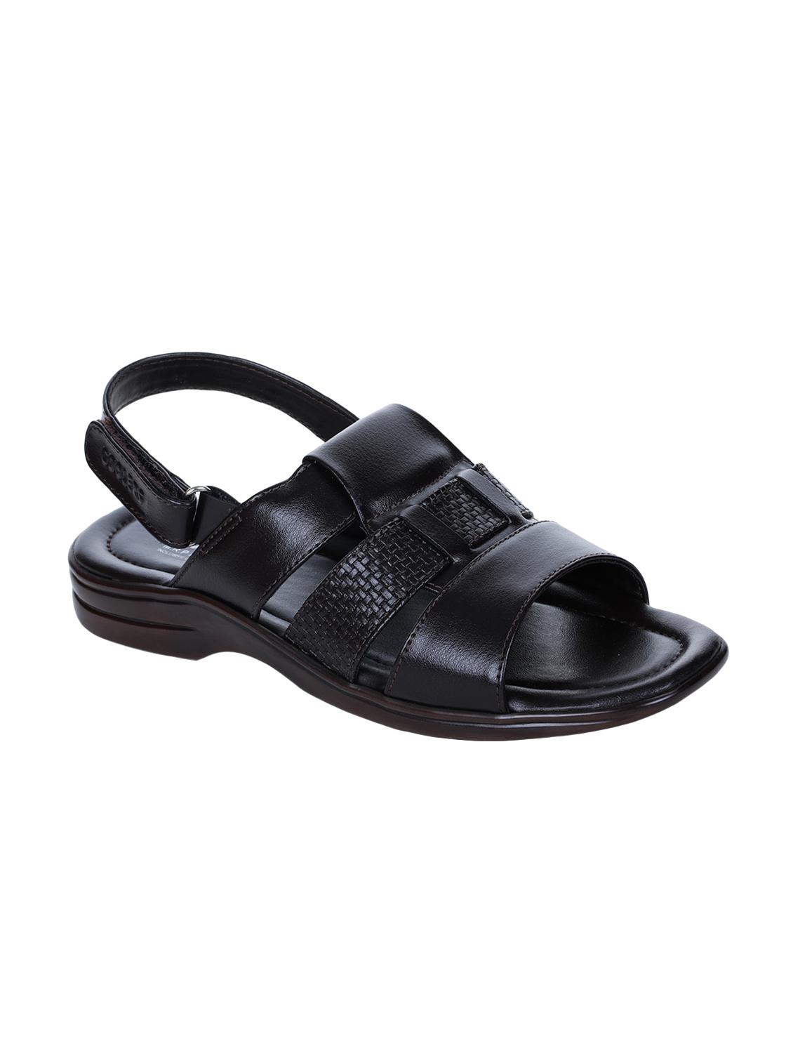 black back strap sandals - 16104032 - Zoom Image - 1