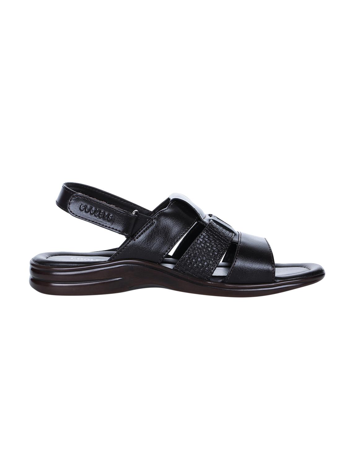black back strap sandals - 16104032 - Zoom Image - 2