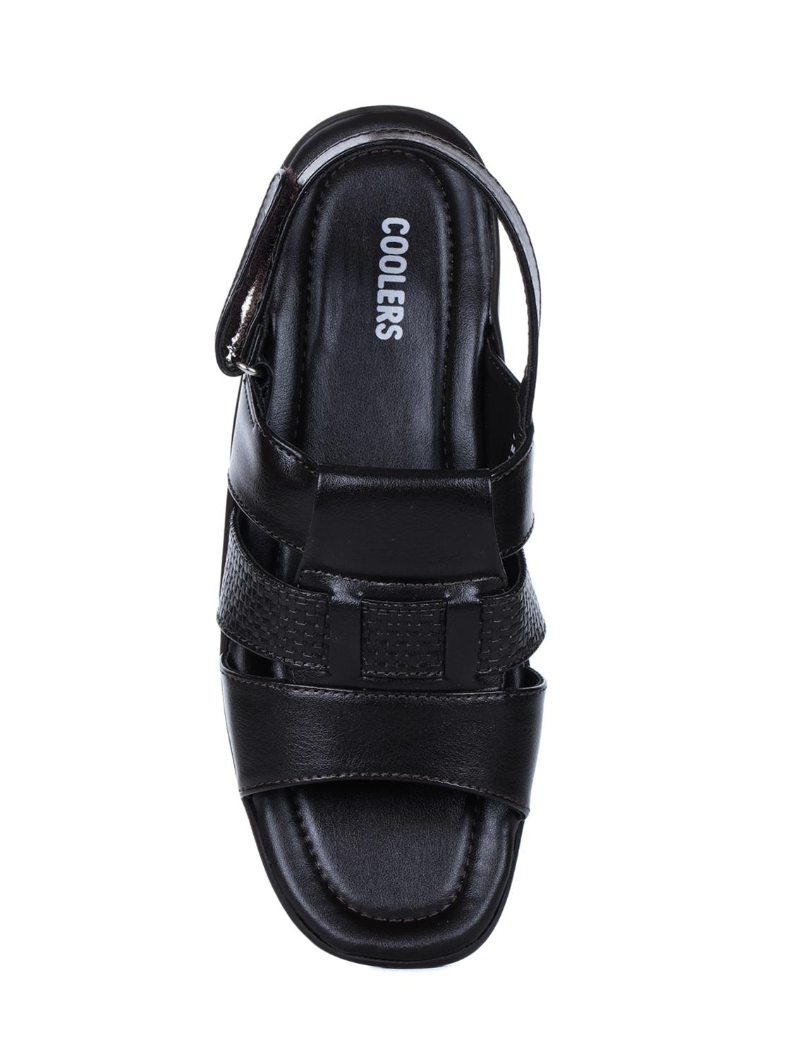 black back strap sandals - 16104032 - Zoom Image - 4