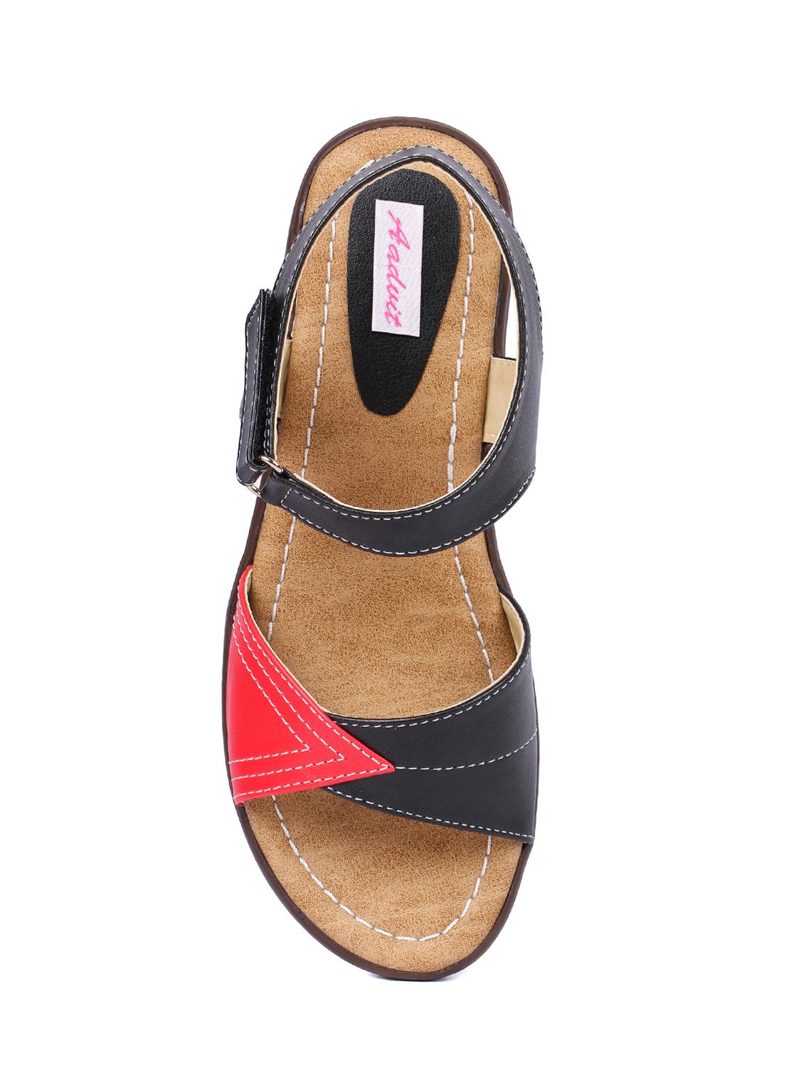 black back strap sandals - 16104301 - Zoom Image - 4