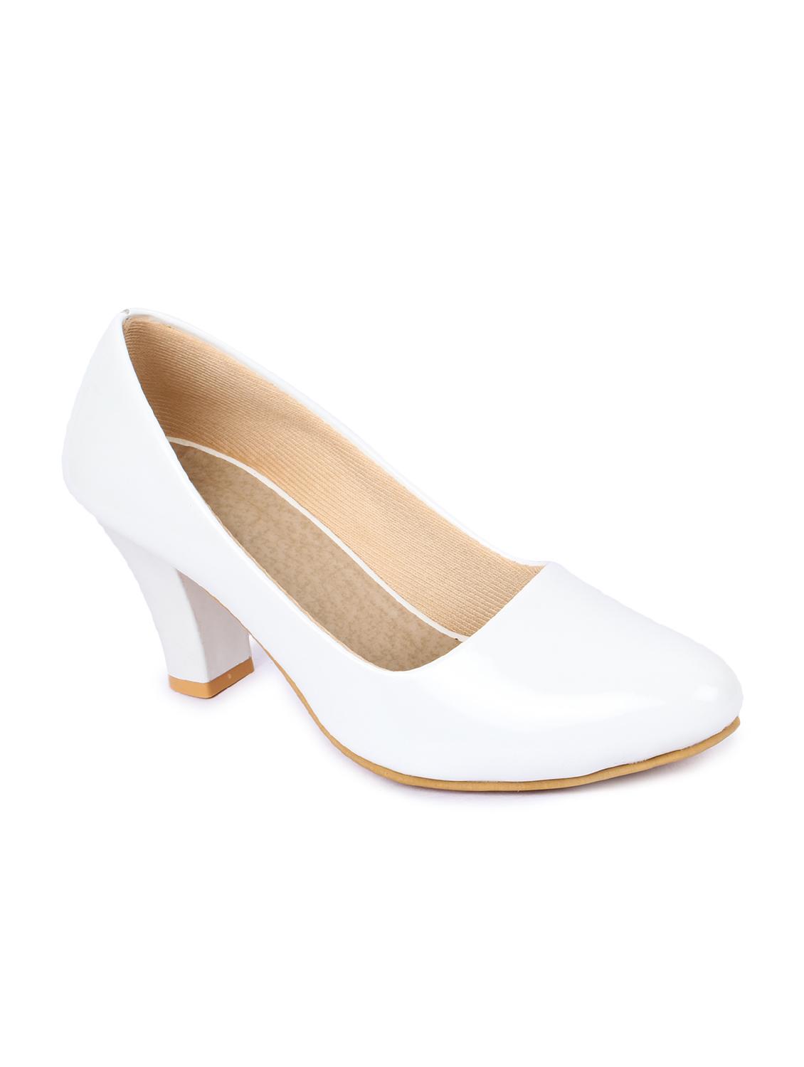 white slip on pumps - 16104311 - Zoom Image - 1