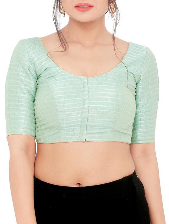 Solid pastel blouse - 16105317 - Zoom Image - 1