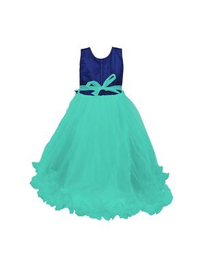 green net party gown - 16106349 - Standard Image - 2