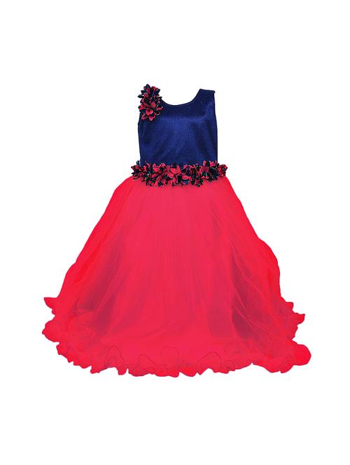pink net party gown - 16106351 - Standard Image - 1