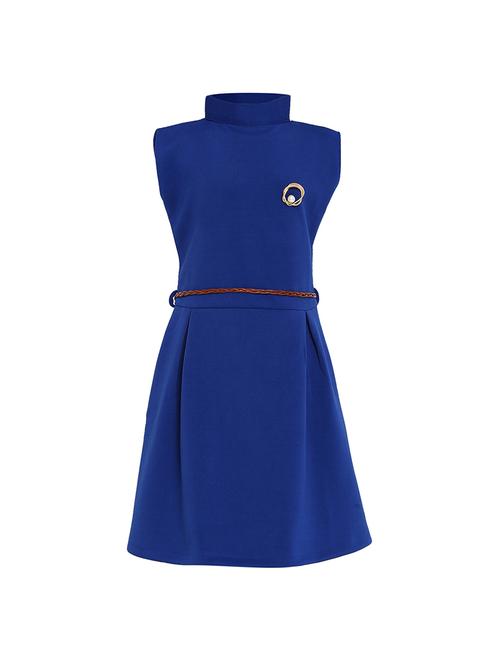 blue rayon frock - 16106358 - Standard Image - 1